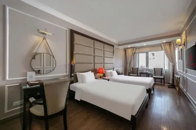 Deluxe 双床间 — A25 Premium Hotel - 23 Quán Thánh